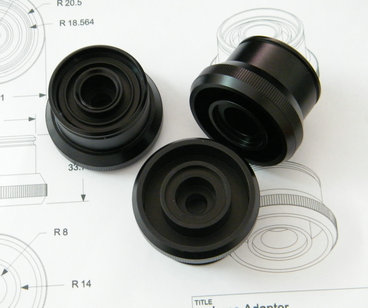 black anodizing aluminum cnc turning parts manufacturer