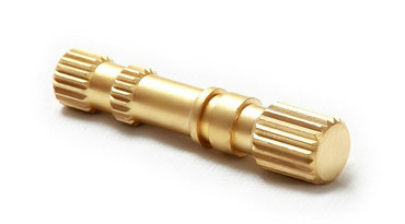 brass cnc turning parts & knurled studs contract manufacturer